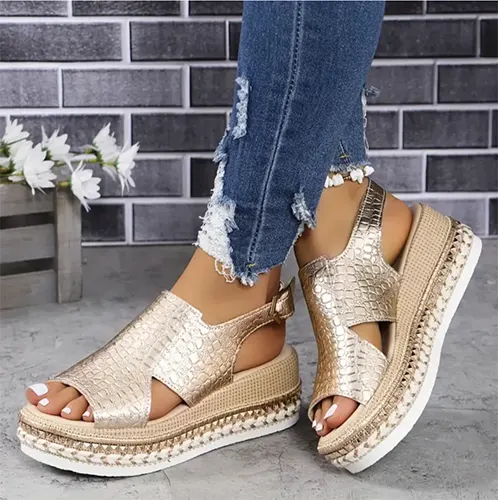 Elegante Dames Platform Sandalen Zomerstijl