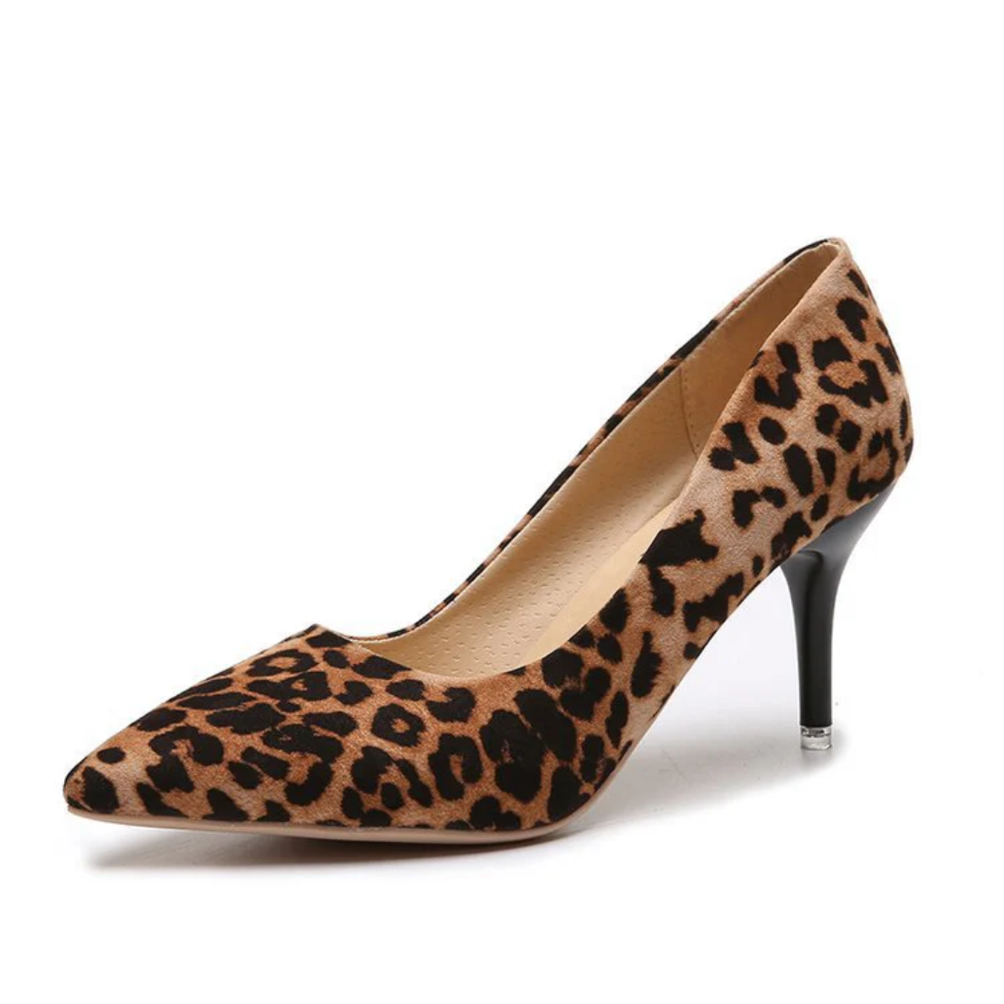 Elegante Dames Pumps - Hoge Hak Panterprint