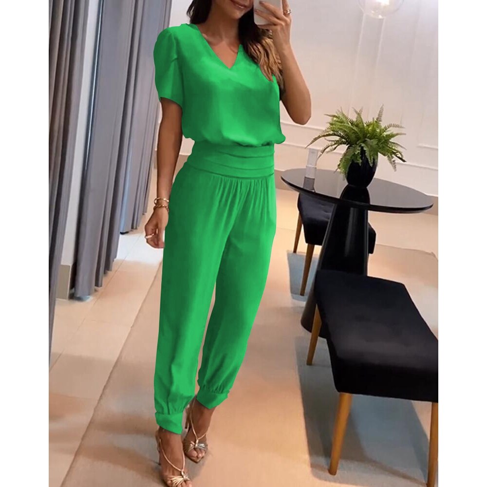 Elegante Dames Set: Broek en Top