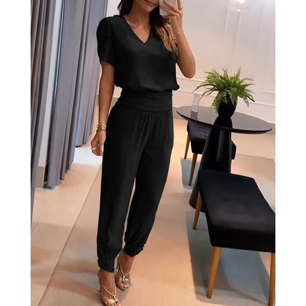 Elegante Dames Set: Broek en Top