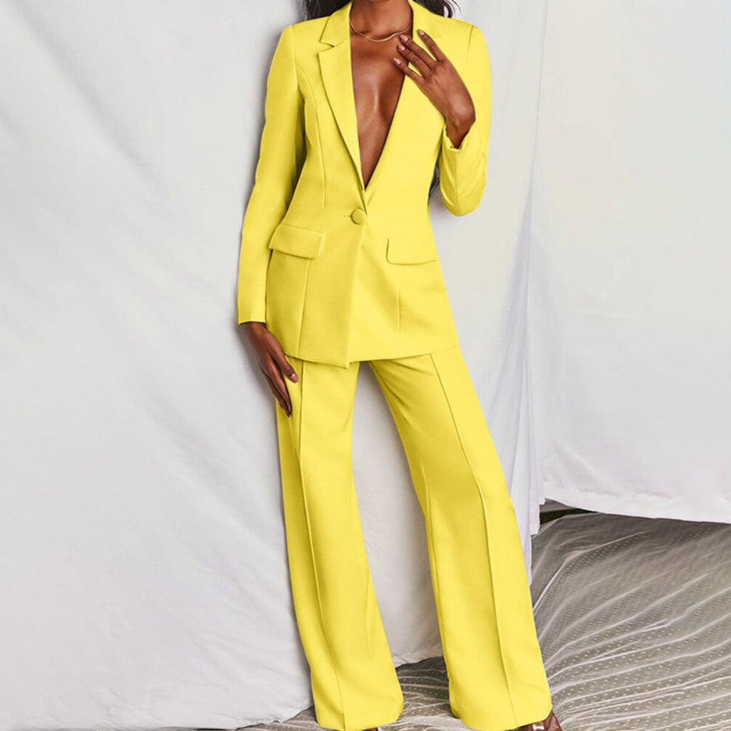 Elegante Damesblazer en Broek - Loradea