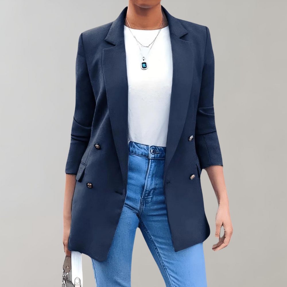 Elegante Damesblazer met Kap Joan