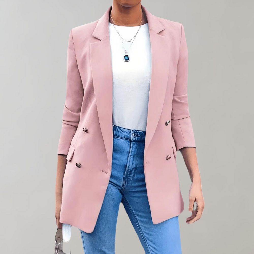Elegante Damesblazer met Kap Joan