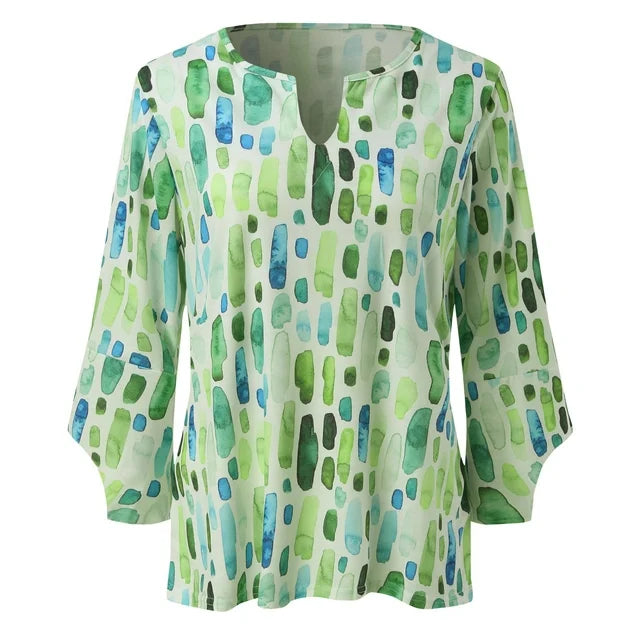 Elegante Damesblouse - Geometrische Annie