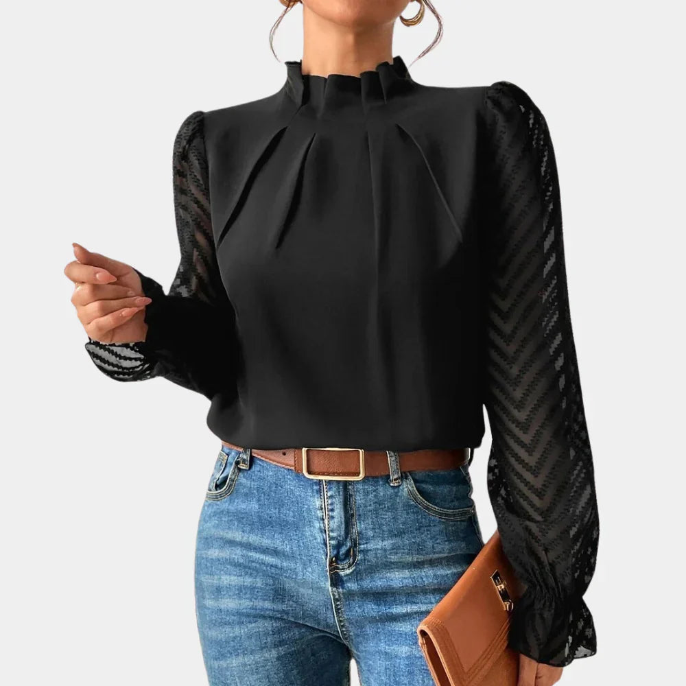 Elegante Damesblouse met Lange Mouwen