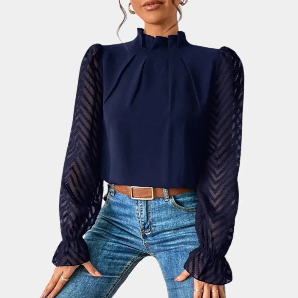 Elegante Damesblouse met Lange Mouwen