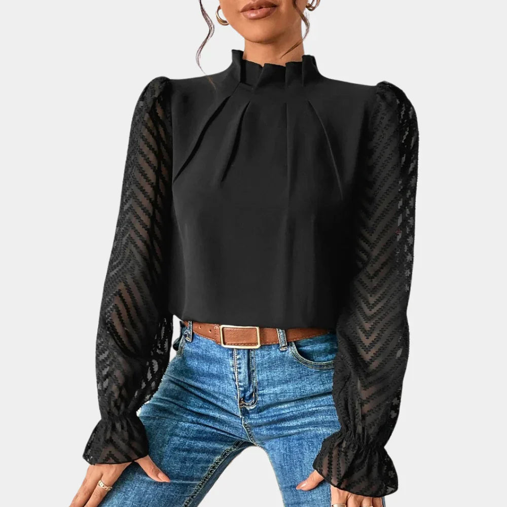 Elegante Damesblouse met Lange Mouwen