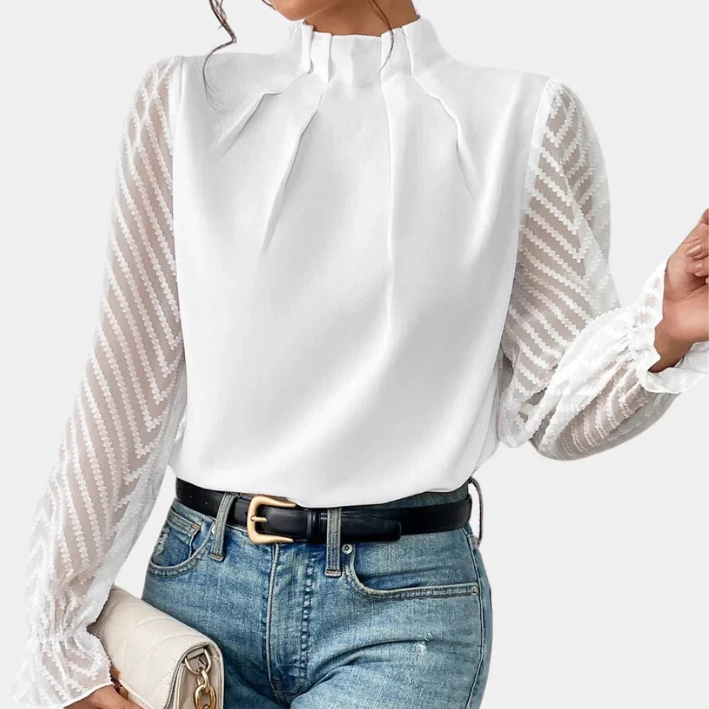 Elegante Damesblouse met Lange Mouwen