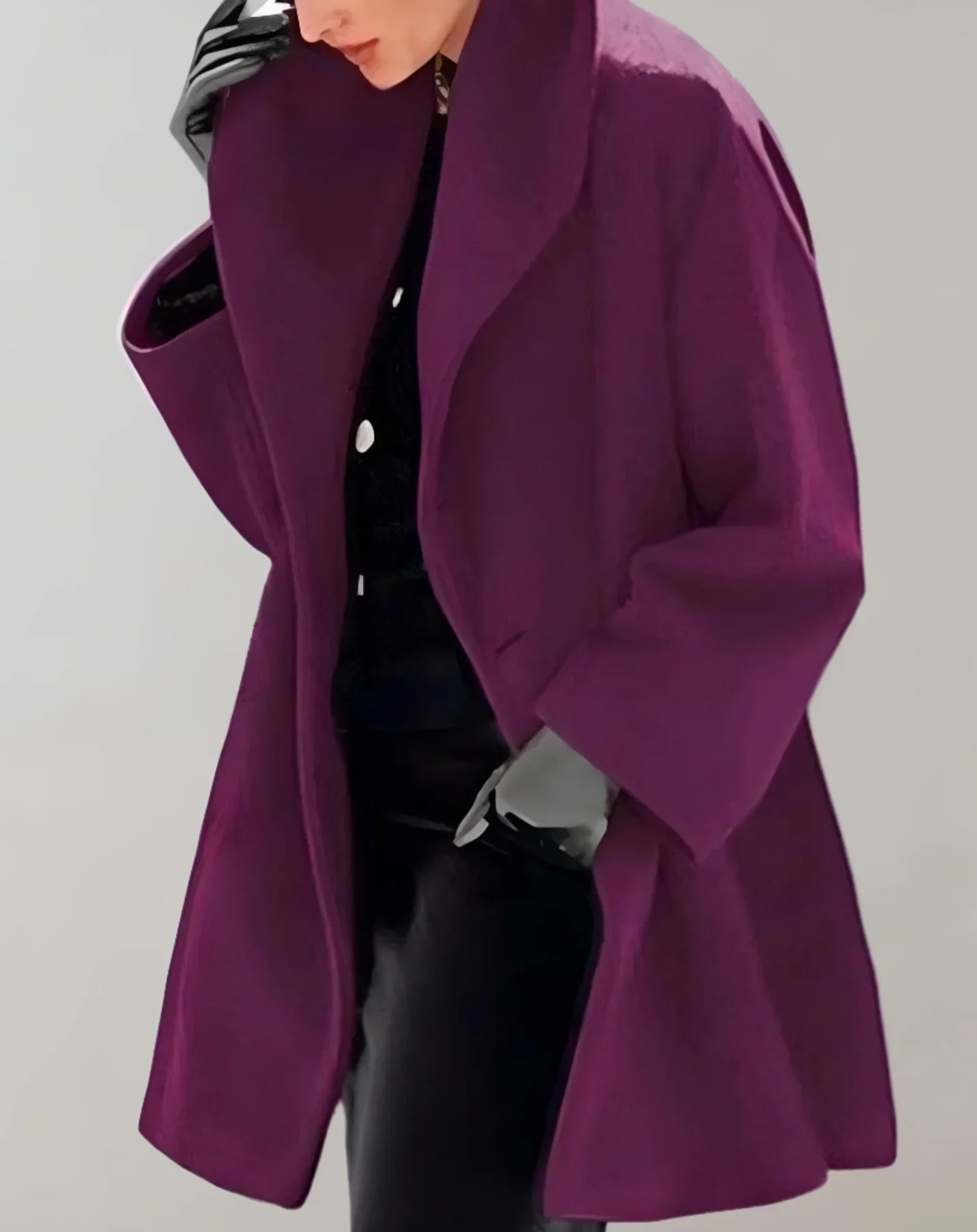 Elegante Damesjas met Stijlvolle Knopen