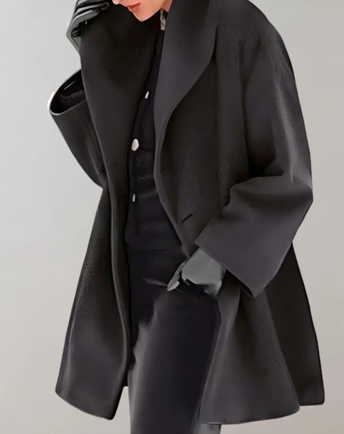 Elegante Damesjas met Stijlvolle Knopen