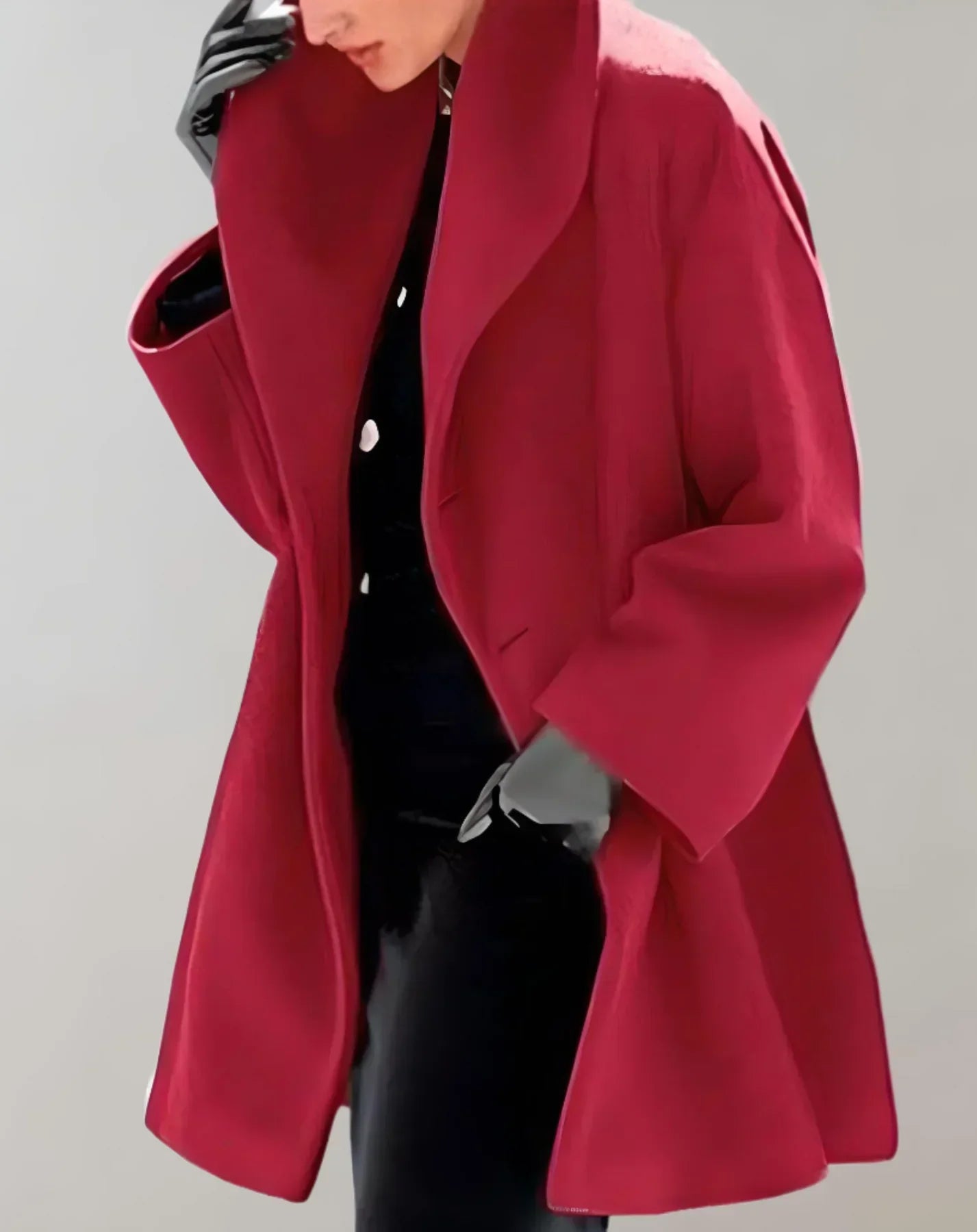 Elegante Damesjas met Stijlvolle Knopen