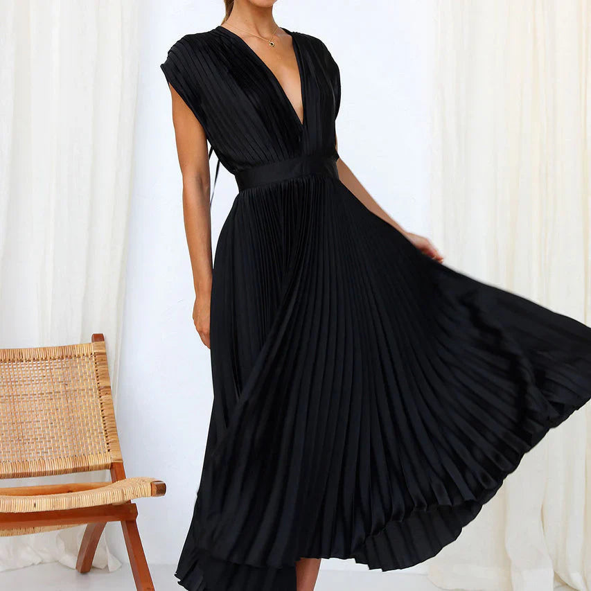 Elegante Damesjurk met V-hals Design