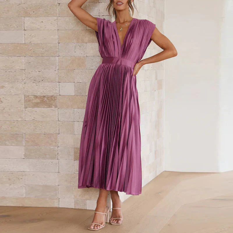 Elegante Damesjurk met V-hals Design