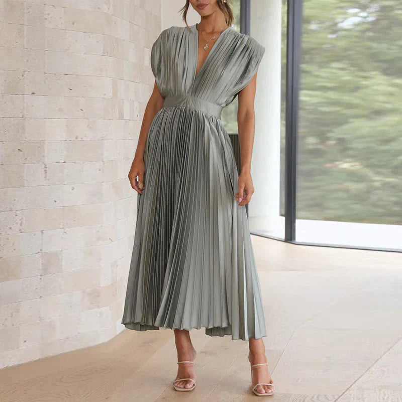 Elegante Damesjurk met V-hals Design