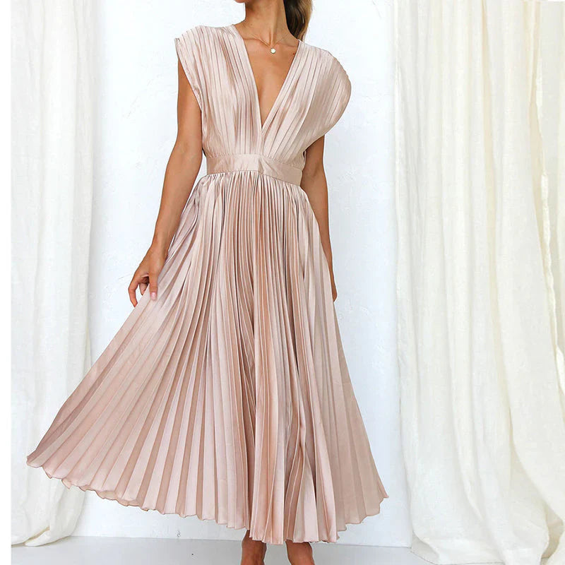 Elegante Damesjurk met V-hals Design