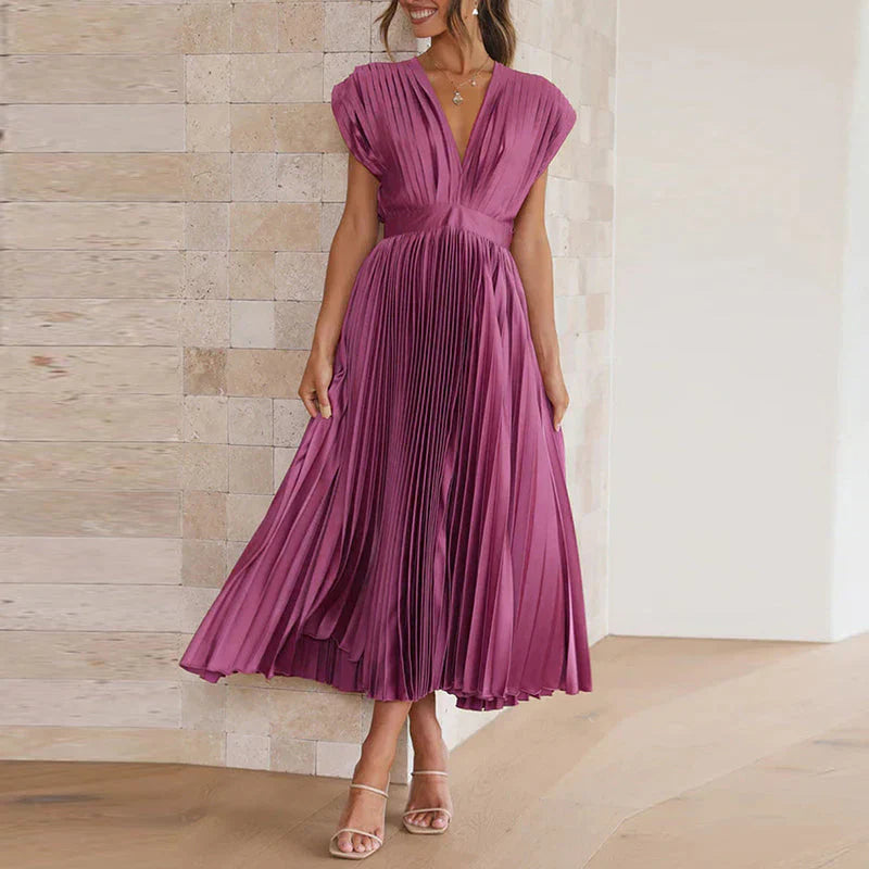 Elegante Damesjurk met V-hals Design