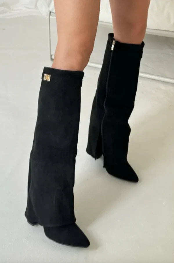 Elegante Dameslaarzen met Gespdetails