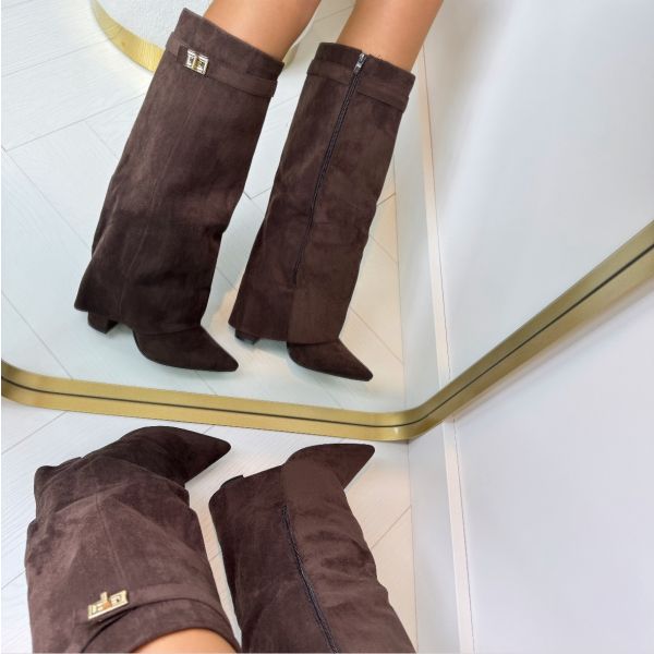 Elegante Dameslaarzen met Gespdetails