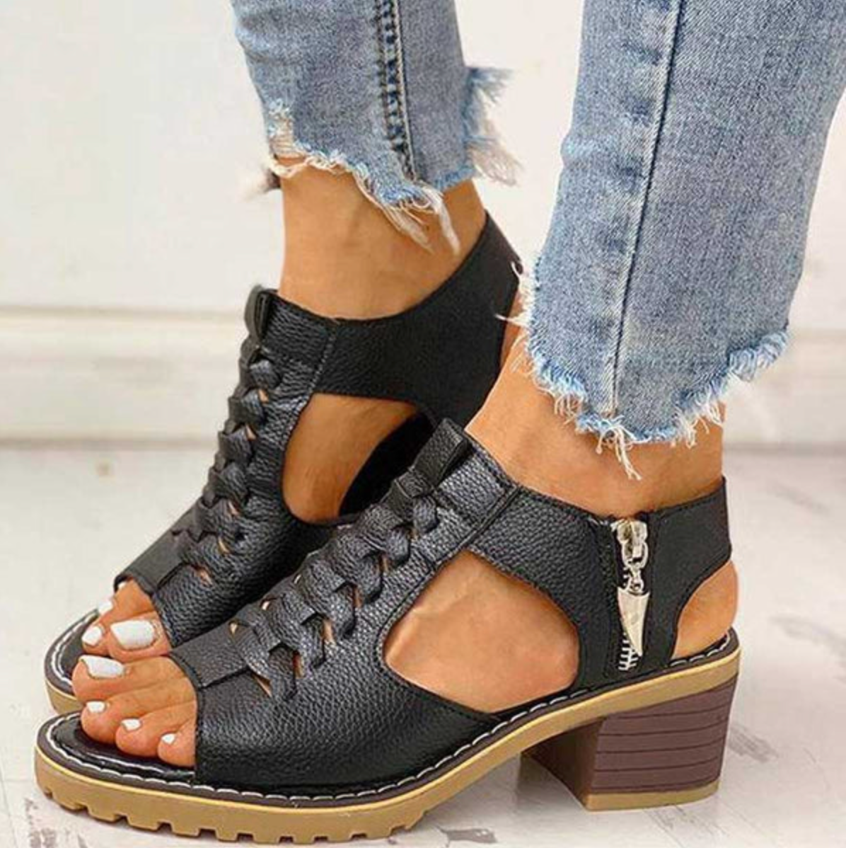 Elegante Hoge Hak Sandalen Evalina