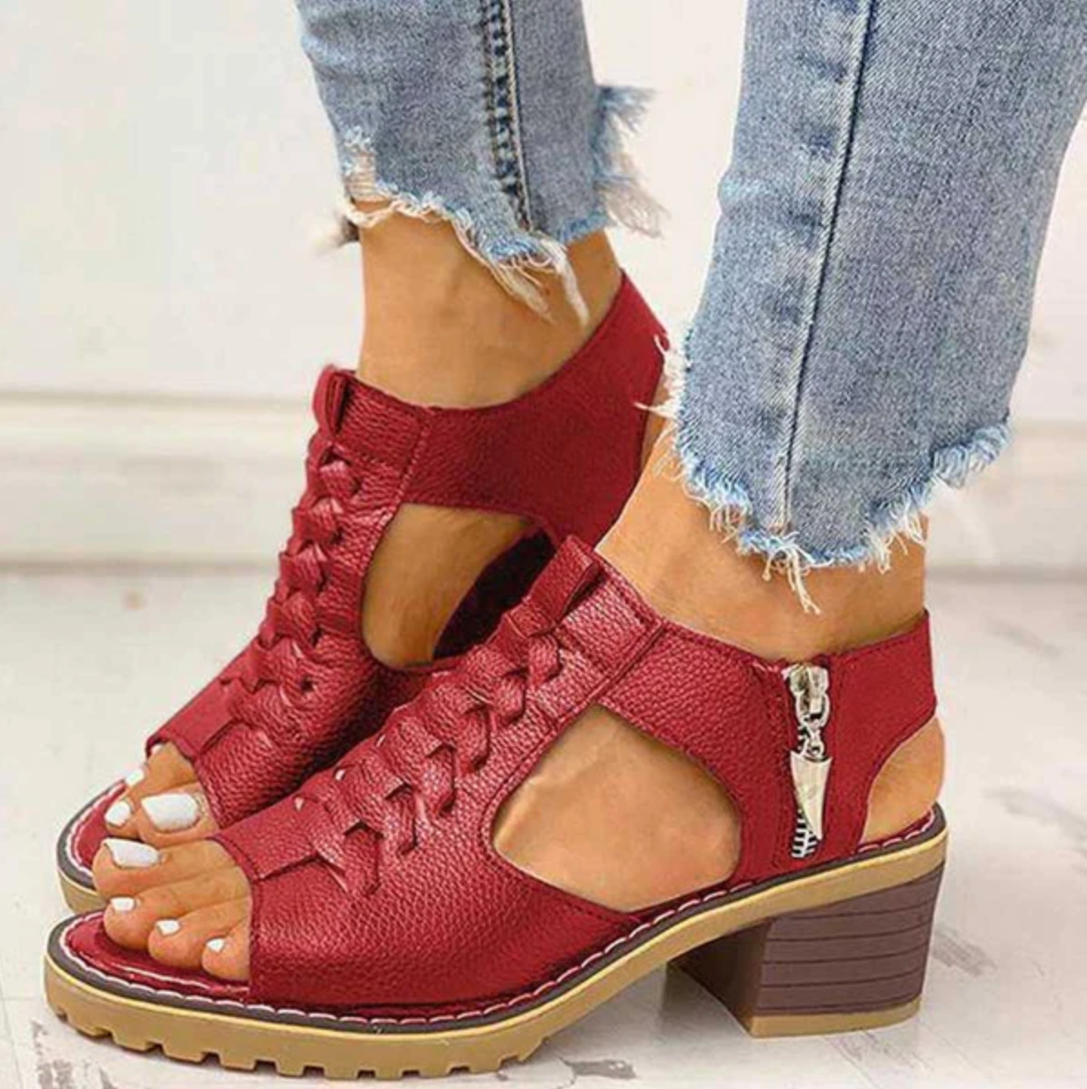 Elegante Hoge Hak Sandalen Evalina