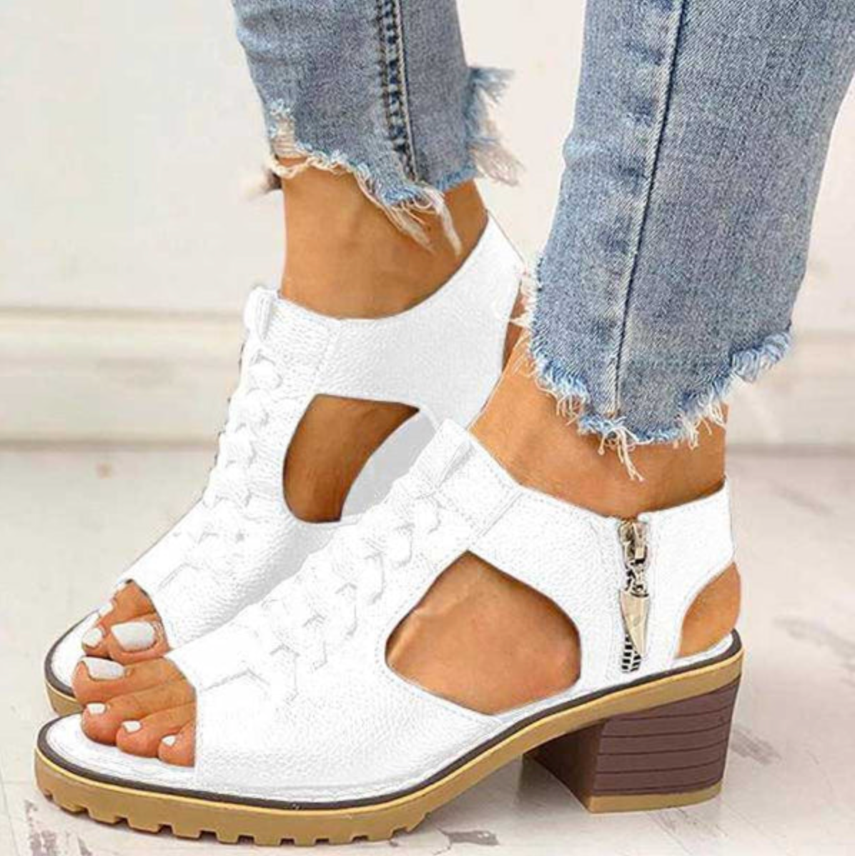 Elegante Hoge Hak Sandalen Evalina