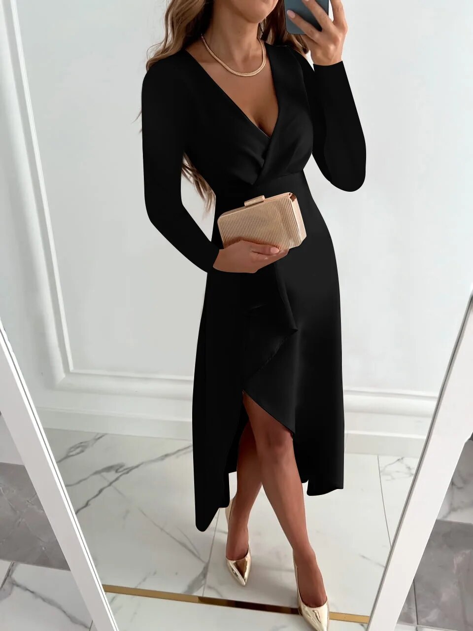 Elegante Jurk Felicia - Stijlvol en Comfortabel