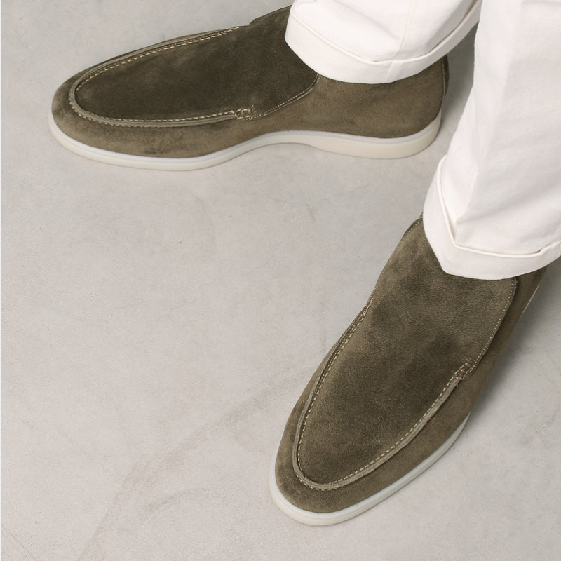 Elegante Kalfssuède Heren Loafers - Ace
