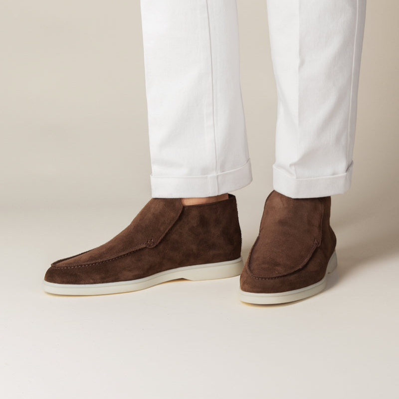 Elegante Kalfssuède Heren Loafers - Ace