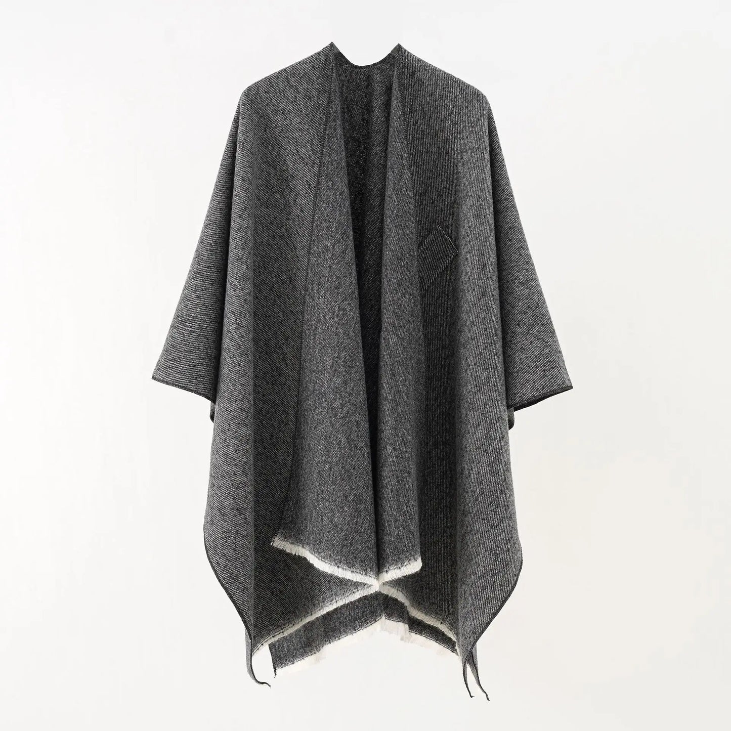 Elegante Katoenen Cape Poncho - Regina