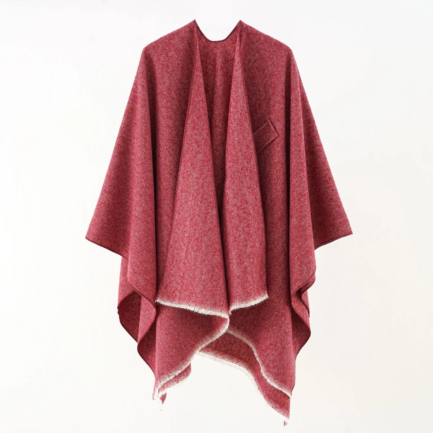 Elegante Katoenen Cape Poncho - Regina