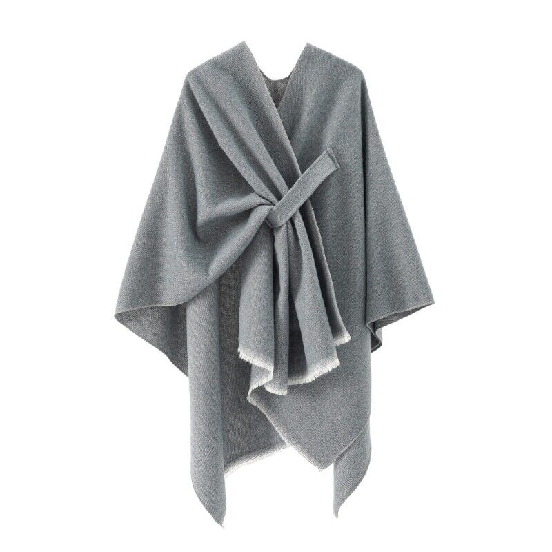 Elegante Katoenen Cape Poncho - Regina