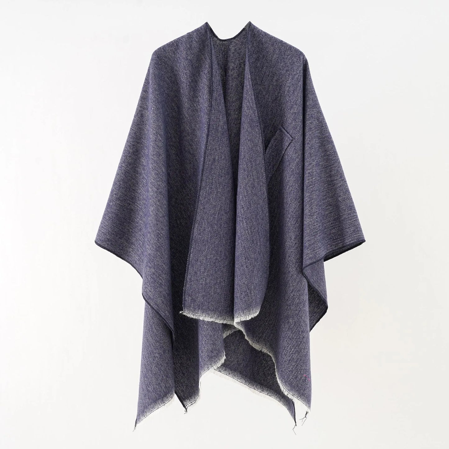 Elegante Katoenen Cape Poncho - Regina