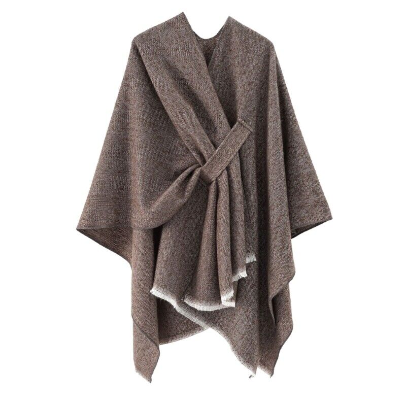 Elegante Katoenen Cape Poncho - Regina
