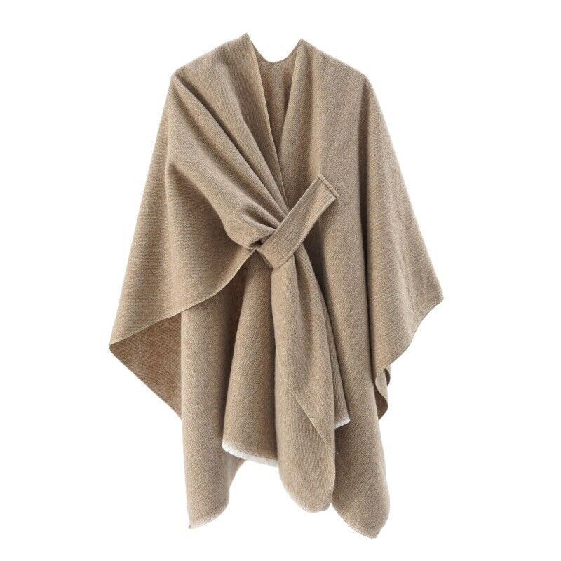 Elegante Katoenen Cape Poncho - Regina