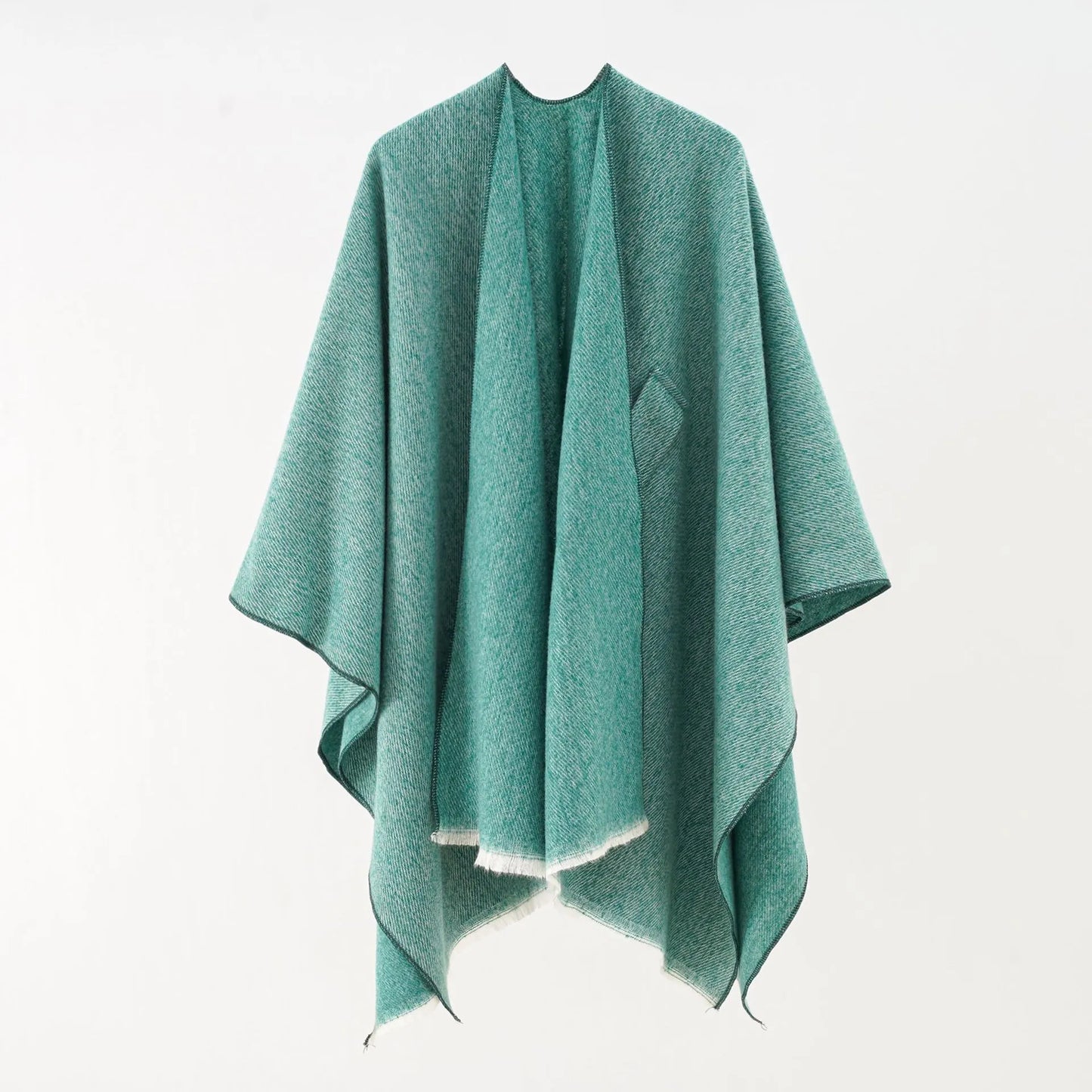 Elegante Katoenen Cape Poncho - Regina