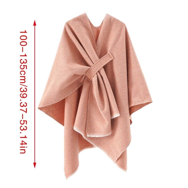 Elegante Katoenen Cape Poncho - Regina