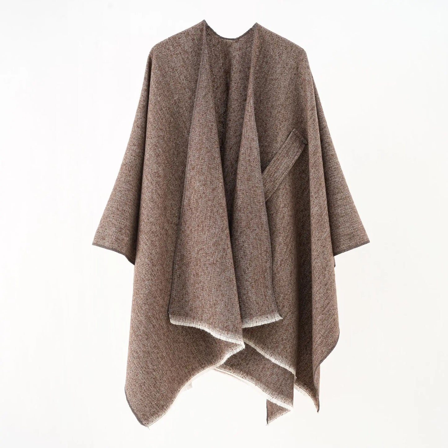 Elegante Katoenen Cape Poncho - Regina