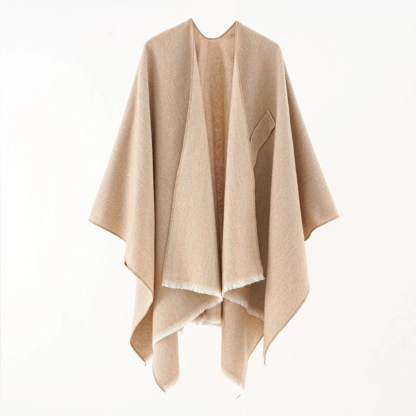 Elegante Katoenen Cape Poncho - Regina