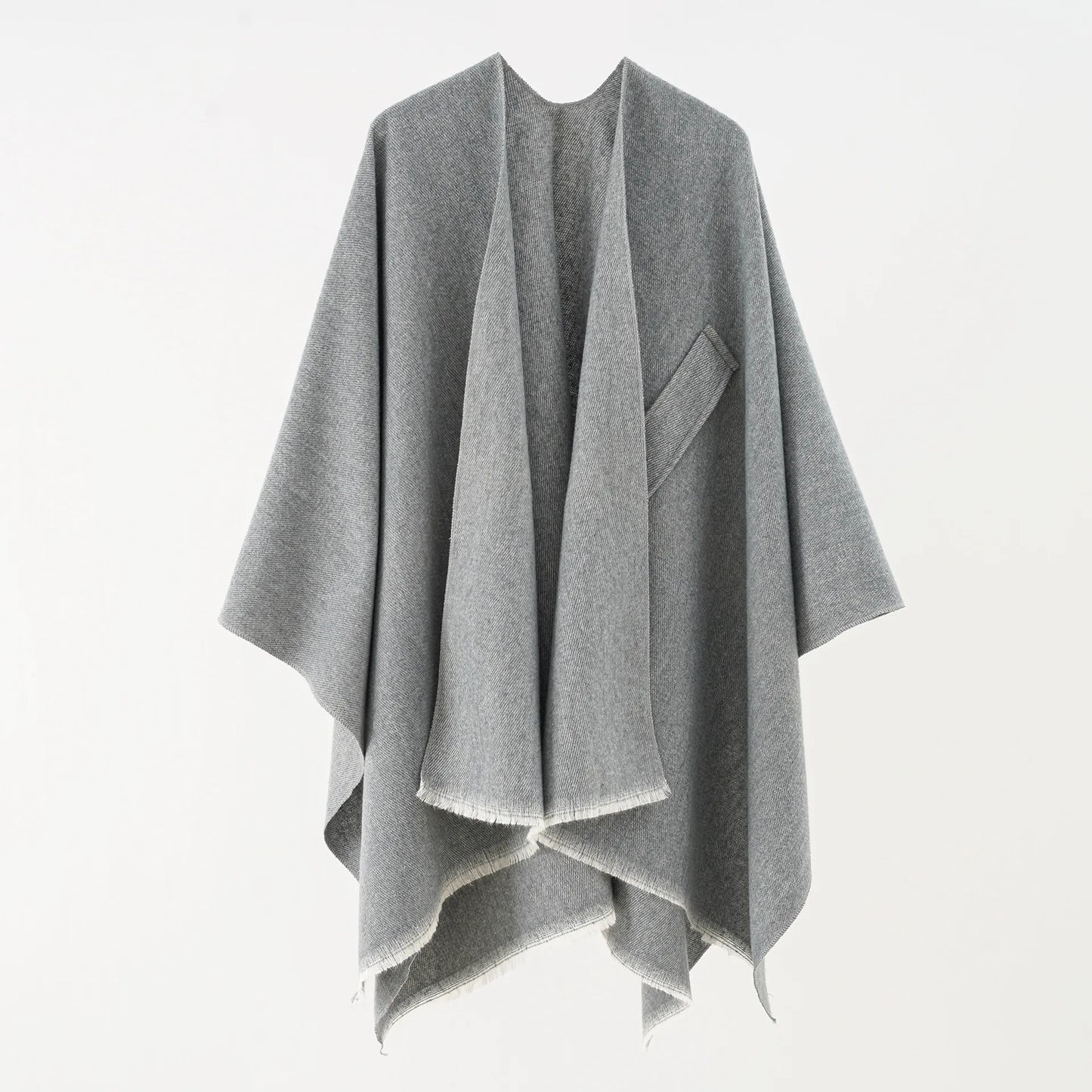 Elegante Katoenen Cape Poncho - Regina