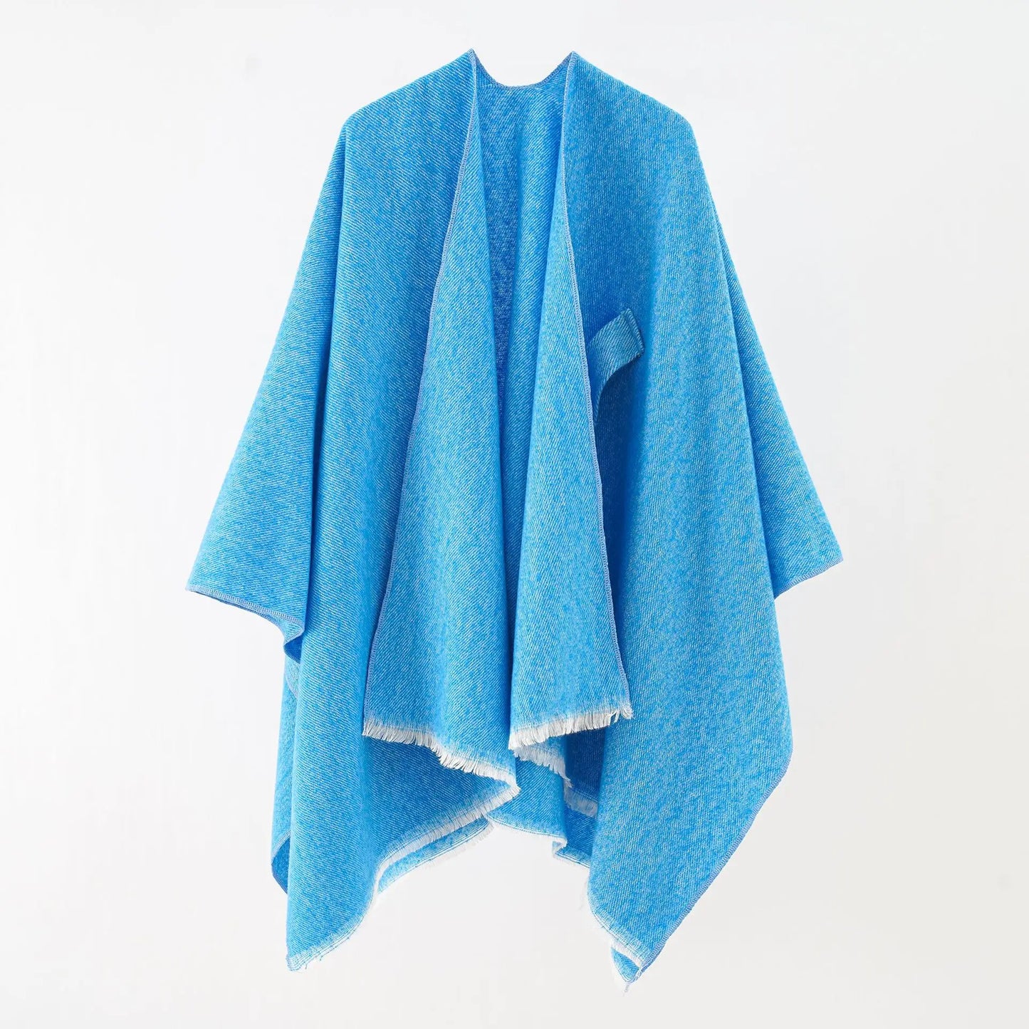 Elegante Katoenen Cape Poncho - Regina