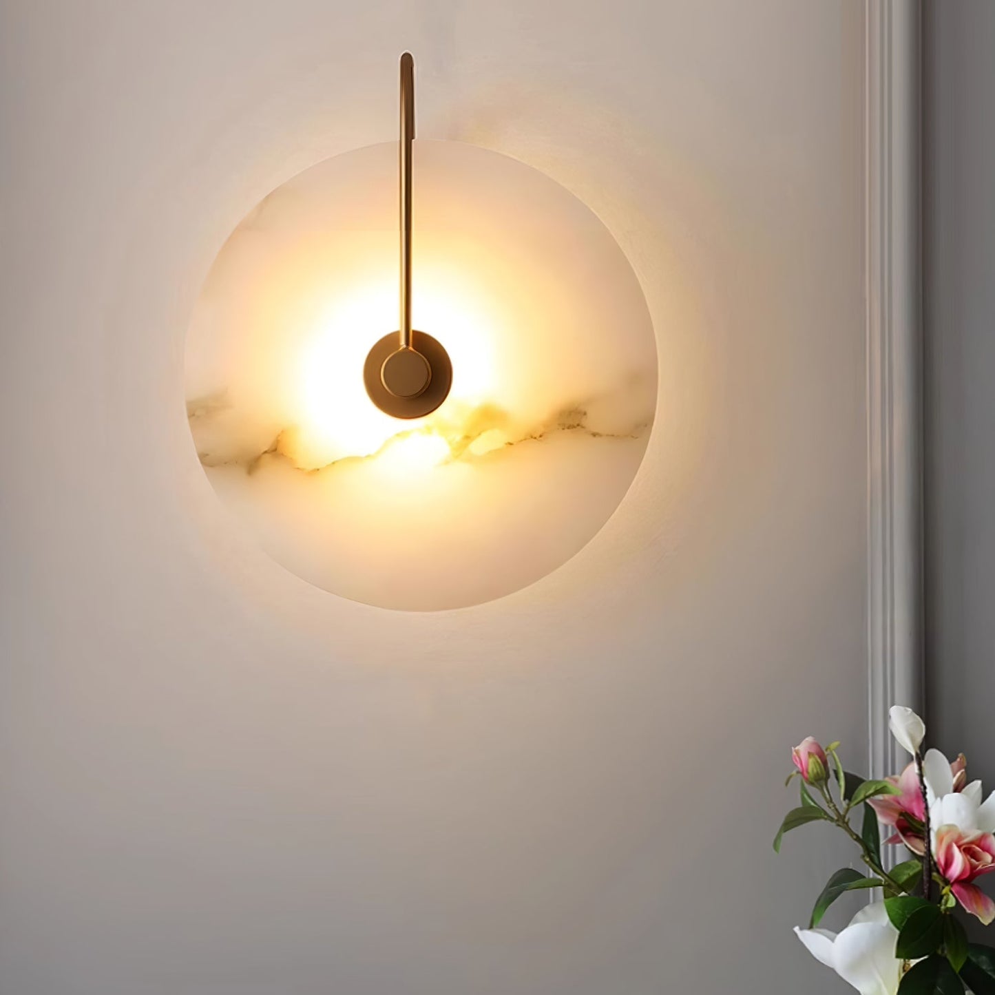 Elegante LED Wandlamp Albast - Luxe Sfeer Verlichting