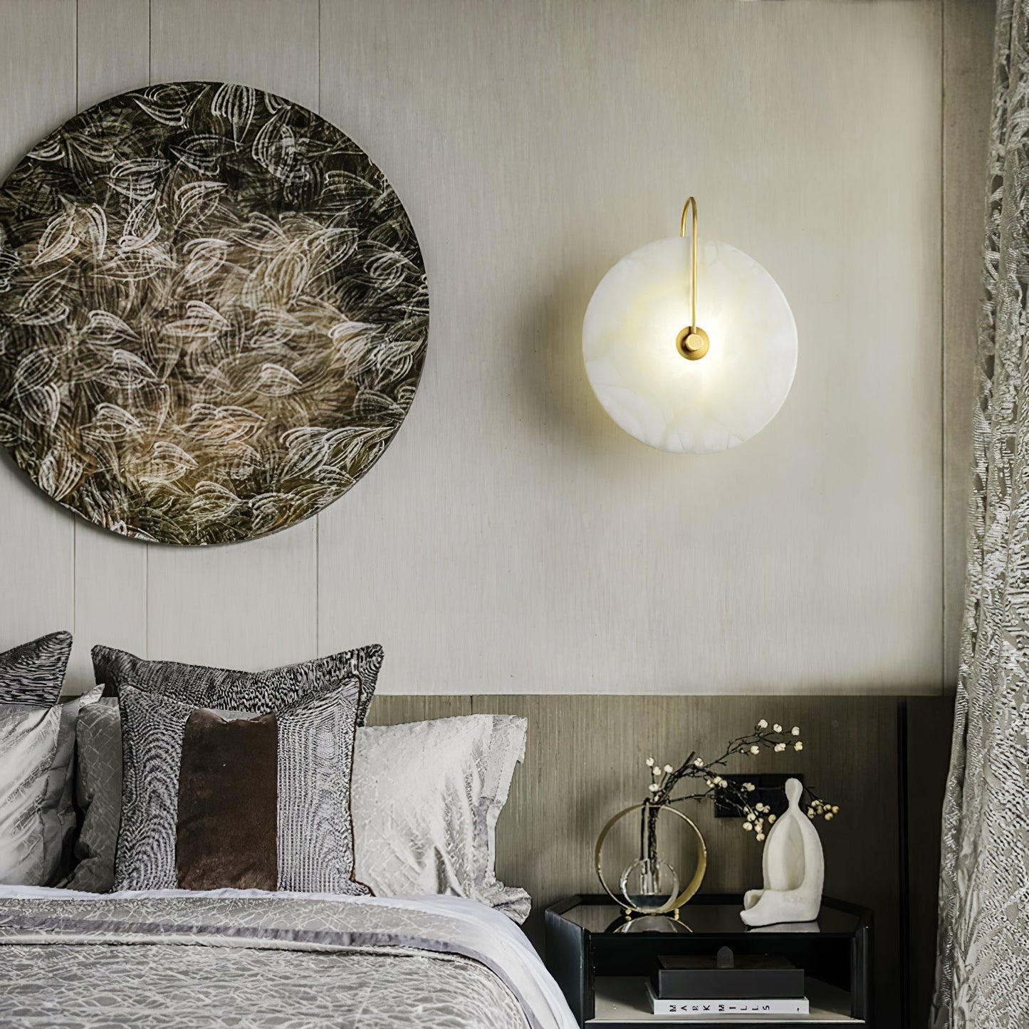 Elegante LED Wandlamp Albast - Luxe Sfeer Verlichting