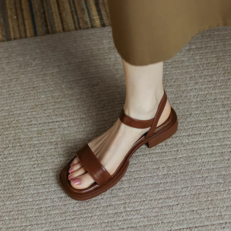 Elegante Leren Dames Sandalen - Comfort en Stijl
