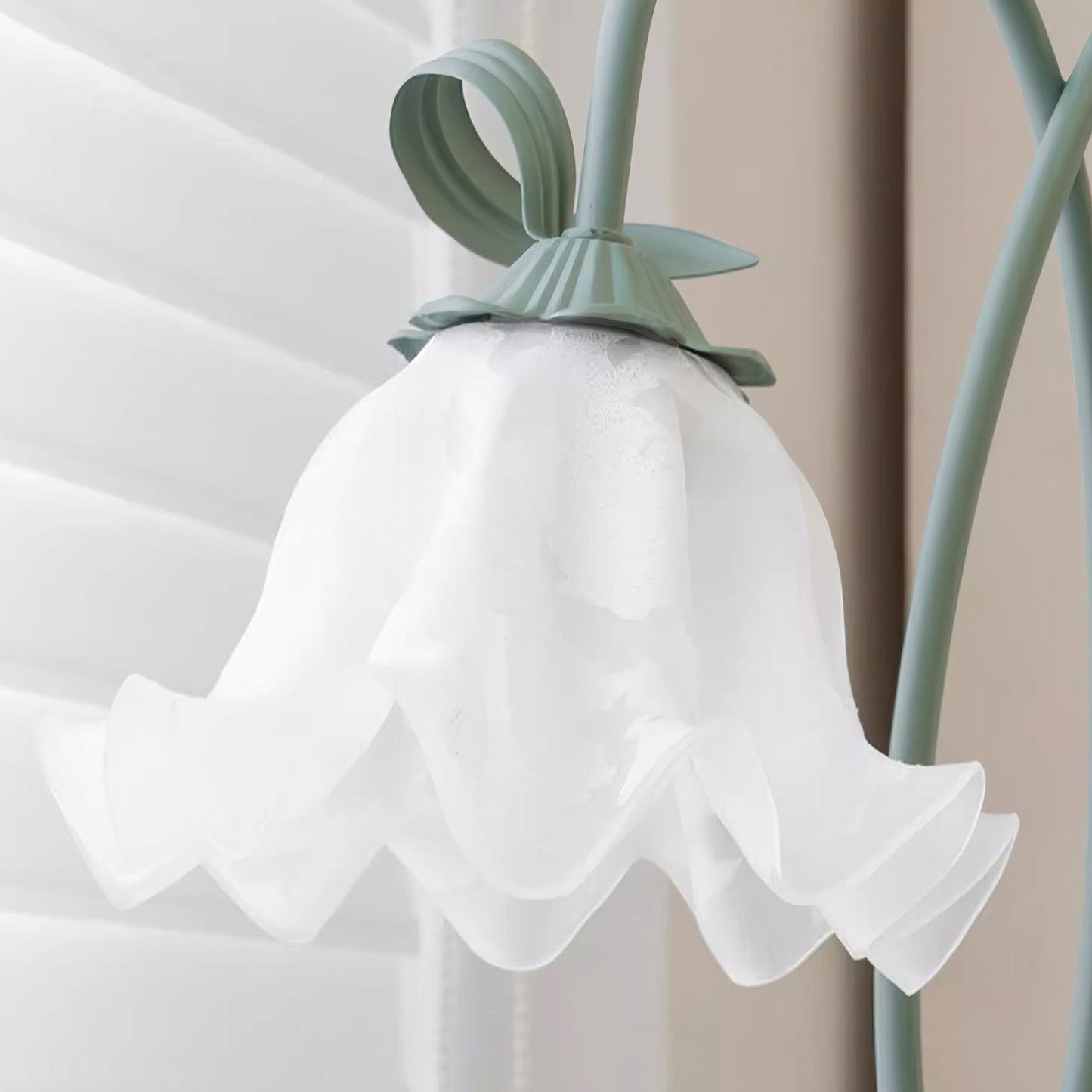 Elegante Vloerlamp Armando - Metalen met Bloemen