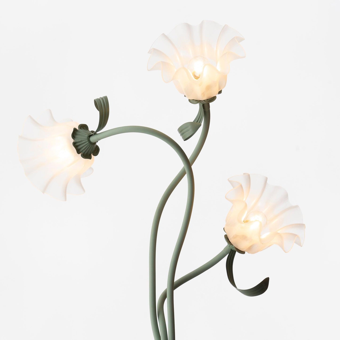 Elegante Vloerlamp Armando - Metalen met Bloemen