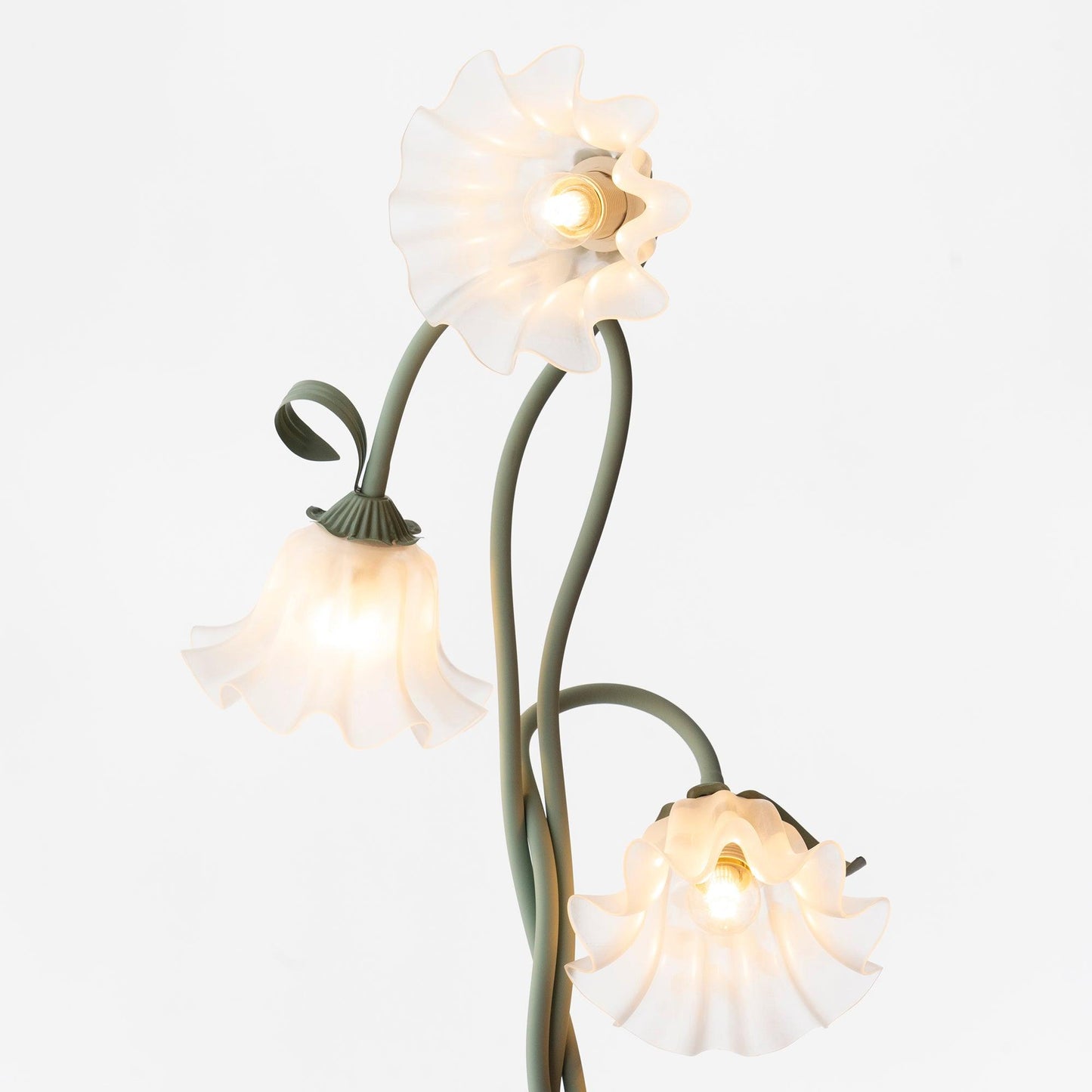 Elegante Vloerlamp Armando - Metalen met Bloemen