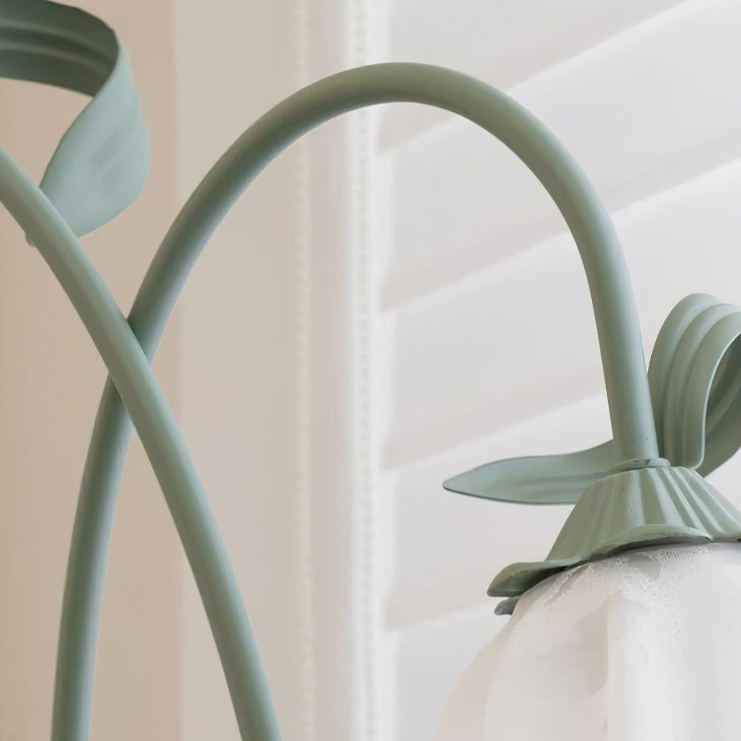 Elegante Vloerlamp Armando - Metalen met Bloemen