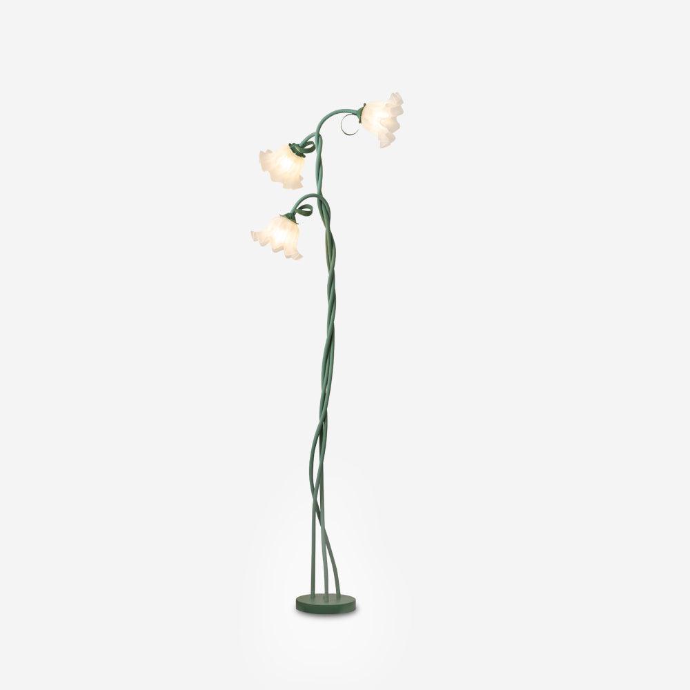 Elegante Vloerlamp Armando - Metalen met Bloemen
