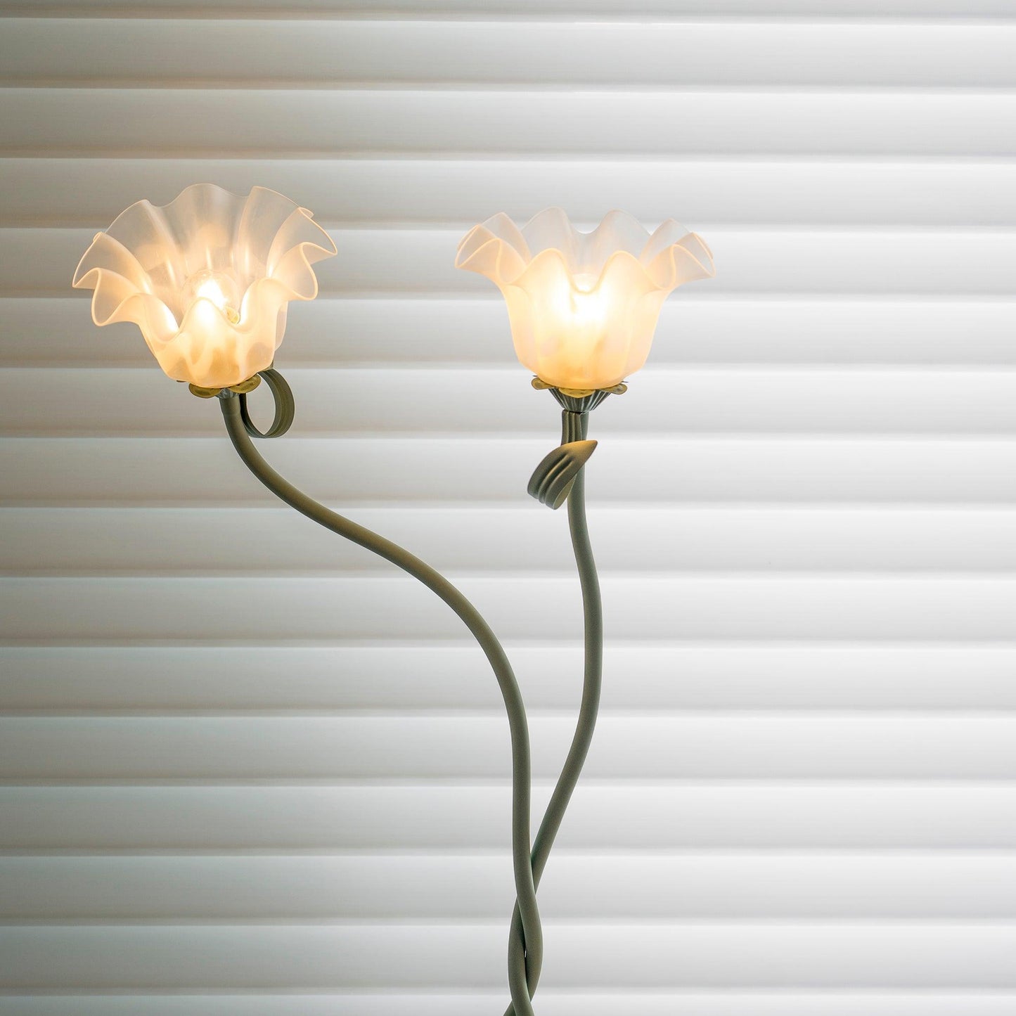 Elegante Vloerlamp Armando - Metalen met Bloemen