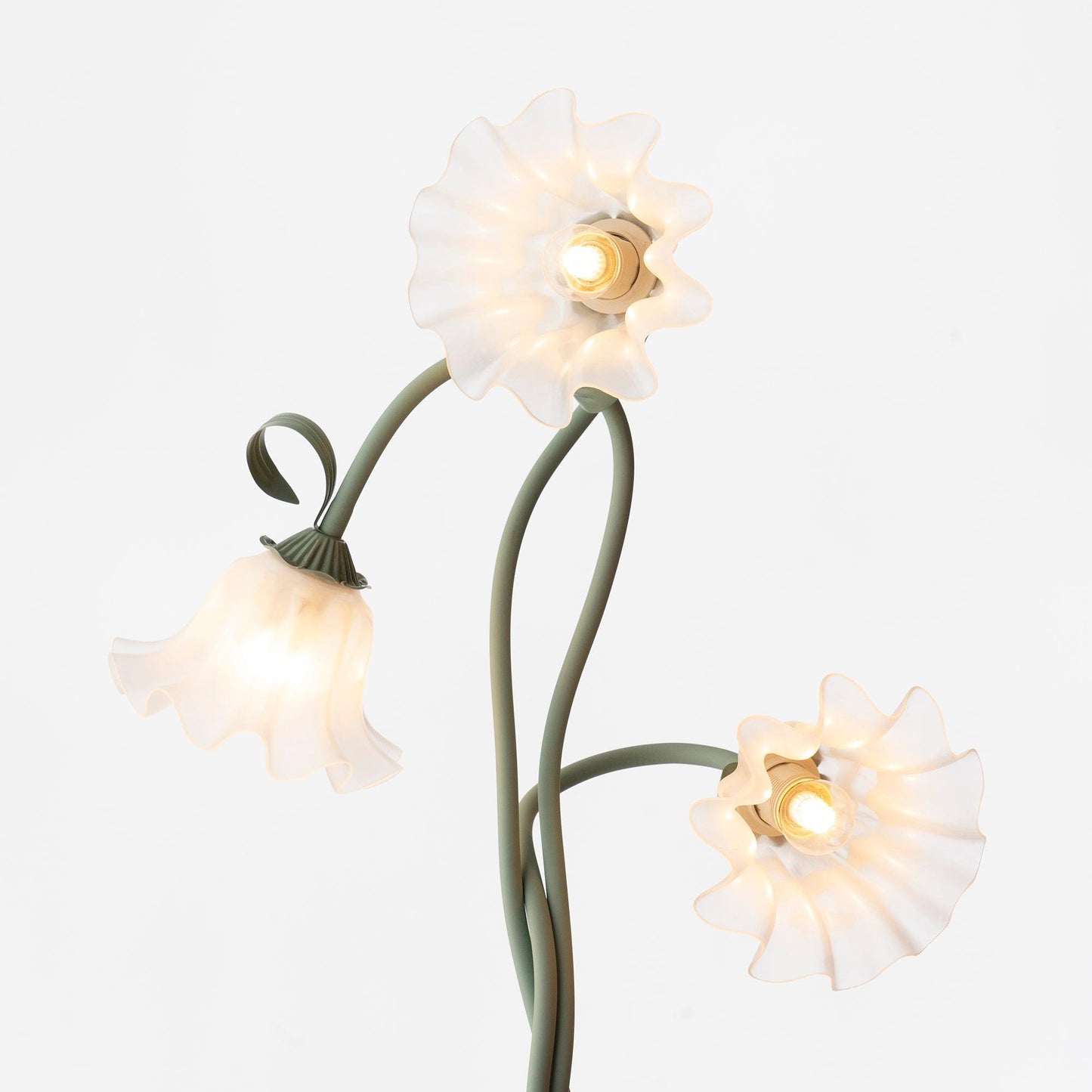 Elegante Vloerlamp Armando - Metalen met Bloemen